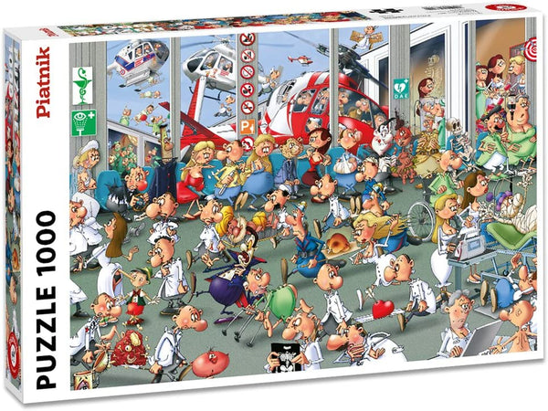 Piatnik - Accidents And Emergencies by François Ruyer Jigsaw Puzzle (1000 Pieces)