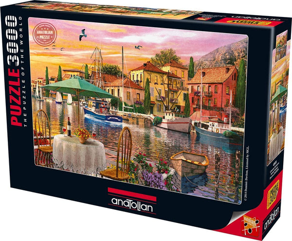 Anatolian - Sunset Harbour Jigsaw Puzzle (3000 Pieces)
