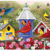 Bits and Pieces - 300 Large Piece Jigsaw Puzzle - Primary Colors - Birds and Flowers by Artist Crista Forest