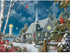 Bits and Pieces - 500 Piece Jigsaw Puzzle - Guiding Lights - Winter at Night by Artist Alan Giana