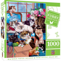 Masterpieces - Furry Friends Trouble Makers Jigsaw Puzzle (1000 Pieces)