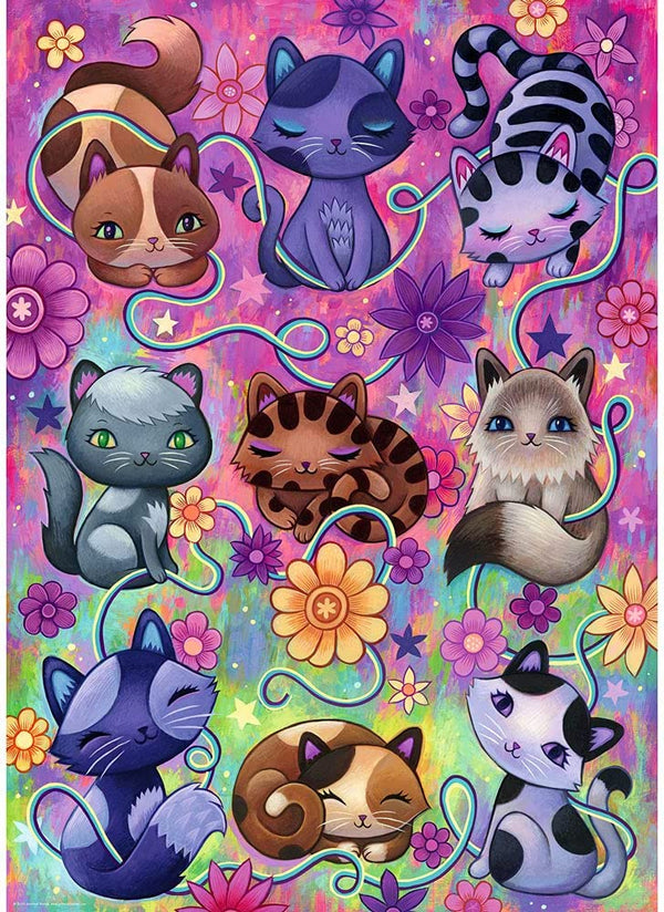 Heye - Dreaming, Kitty Cats by Jeremiah Ketner Jigsaw Puzzle (1000 Pieces)