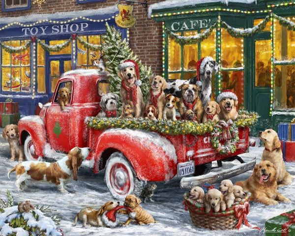 Vermont Christmas Company - Doggone Christmas Jigsaw Puzzle 1000 Piece