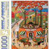 Bits and Pieces - Pumpkin Cottage 1000 Piece Jigsaw Puzzles - 20" X 27" by Artist Joseph Holodook