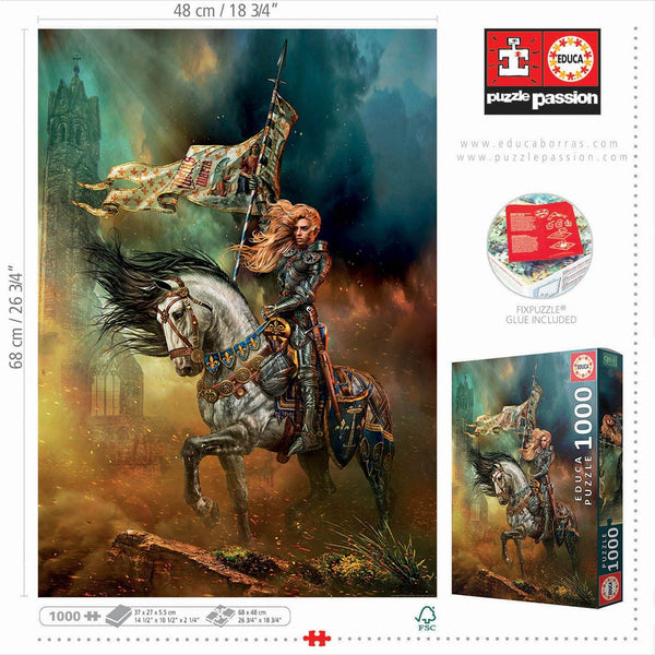 Educa - Joan Of Arc Jigsaw Puzzle (1000 Pieces)