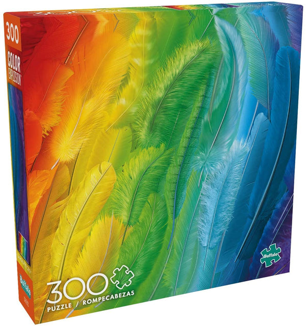 Buffalo Games - Plumes of Color - 300 Large Piece Jigsaw Puzzle