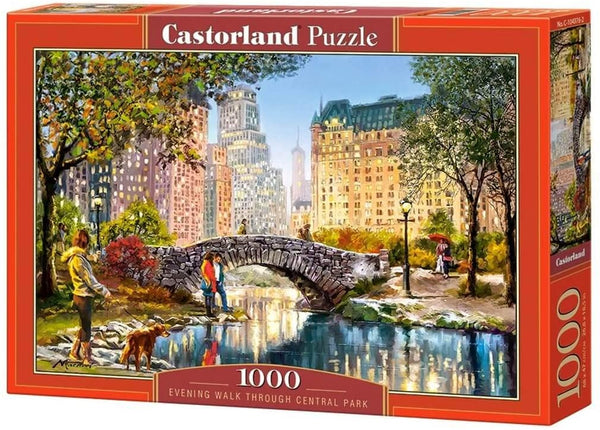 Castorland - Evening Walk Through Central Park Jigsaw Puzzle (1000 Pieces)