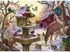 Bits and Pieces - Sunrise Feasting, Animals Winter Scene by Liz Goodrick-Dillon Jigsaw Puzzle (300 Pieces)