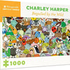 Pomegranate - Beguiled By Wild by Charley Harper Jigsaw Puzzle (1000 Pieces)