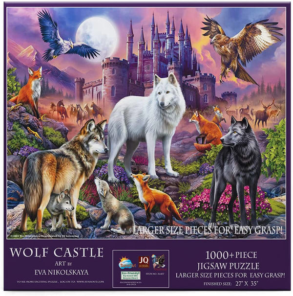 Sunsout - Wolf Castle XL Jigsaw Puzzle (1000 Pieces)