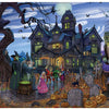 Bits and Pieces - 300 Piece Jigsaw Puzzle 18" X 24" - Goblins and Goodies and Ghouls - Oh My - Haunted House Halloween Trick or Treat Jigsaw by Artist K. Sean Sulivan