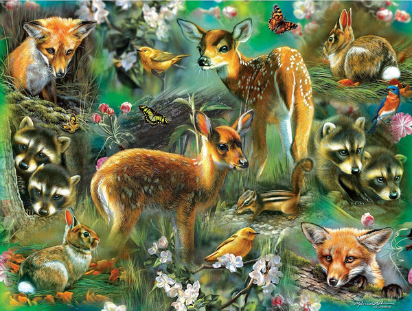 Sunsout Forest Critters 500 piece Jigsaw Puzzle