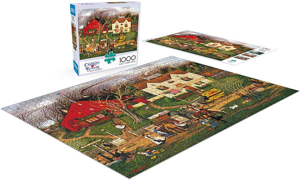 Buffalo Games - Charles Wysocki - Fireside Companions - 1000 Piece Jigsaw Puzzle