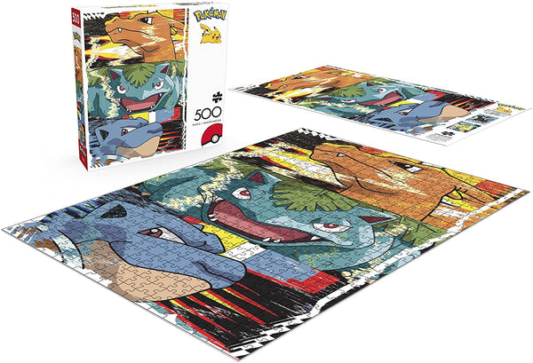Buffalo Games - Pokemon - Charizard Venusaur Blastoise - 500 Piece Jigsaw Puzzle