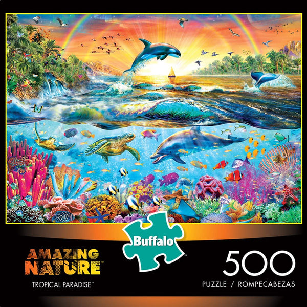 Buffalo Games - Amazing Nature Collection - Tropical Paradise - 500 Piece Jigsaw Puzzle