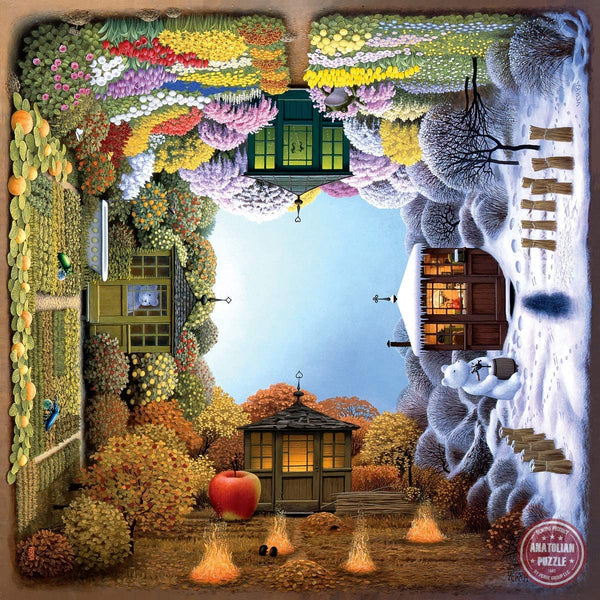 Anatolian - Square Four Seasons Jigsaw Puzzle (1024 Pieces)