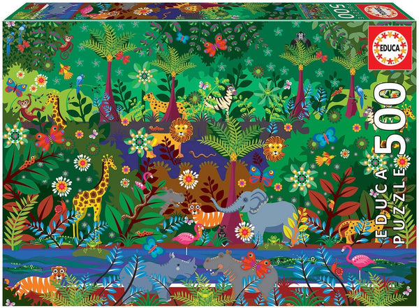 Educa - Jungle Jigsaw Puzzle (500 Pieces)