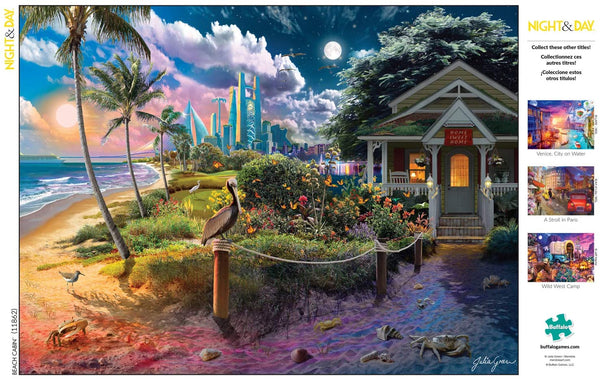 Buffalo Games - Beach Cabin - 1000 Piece Jigsaw Puzzle