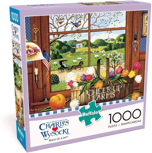 Buffalo Games - Charles Wysocki - Peach of A Day - 1000 Piece Jigsaw Puzzle