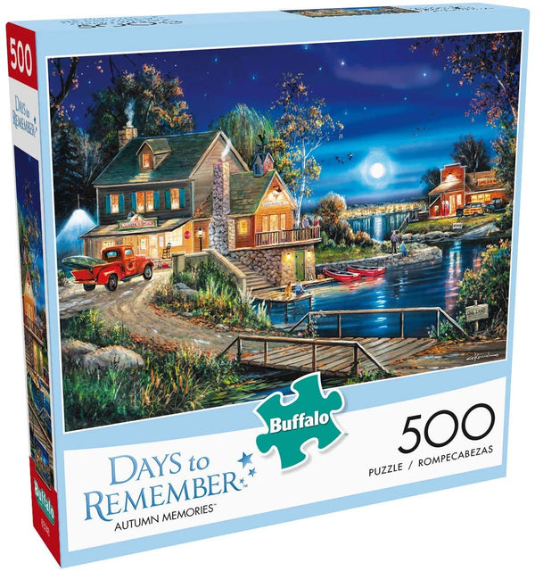 Buffalo Games Autumn Memories Jigsaw Puzzle from The Days to Remember Collection (500 Piece)