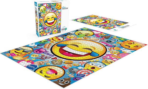 Buffalo Games - Collage Collection - Emojis - 1000 Piece Jigsaw Puzzle