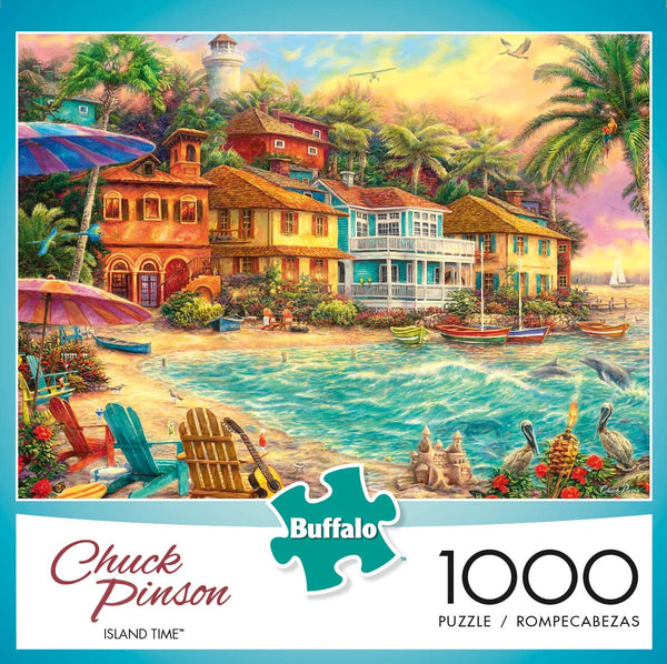Buffalo Games - Chuck Pinson - Island Time - 1000 Piece Jigsaw Puzzle