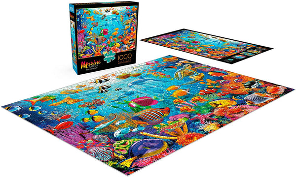 Buffalo Games - Reef Rush Hour - 1000 Piece Jigsaw Puzzle