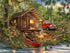 Springbok 500 Piece Jigsaw Puzzle Cozy Cabin Life