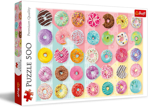 Trefl - Sweet Donuts Jigsaw Puzzle (500 Pieces)