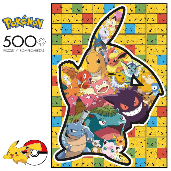 Buffalo Games - Pokemon - Pikachu Silhouette - 500 Piece Jigsaw Puzzle