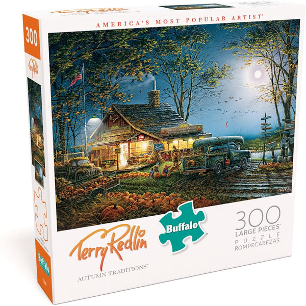 Buffalo Games - Terry Redlin - Autumn Traditions - 300 Large Piece Jigsaw Puzzle