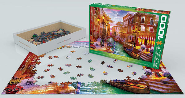 EuroGraphics Sunset Over Venice by Dominic Davison 1000-Piece Puzzle