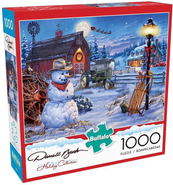 Buffalo Games Country Christmas by Darrell Bush - 1000Piece Jigsaw Puzzle Form The Holiday Collection by Puzzle