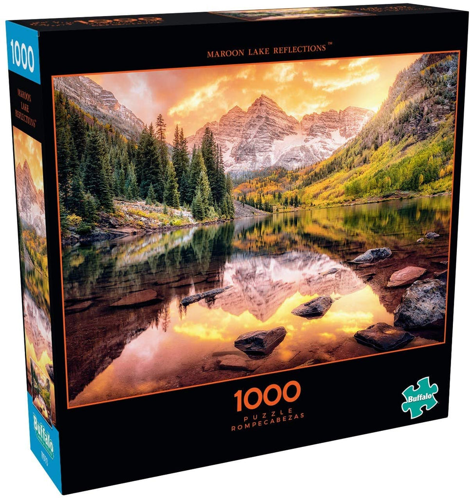 Buffalo Games - Maroon Lake Reflection - 1000 Piece Jigsaw Puzzle | I ...