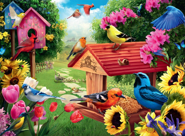 Buffalo Games - Garden Birdhouse - 1000 Piece Jigsaw Puzzle