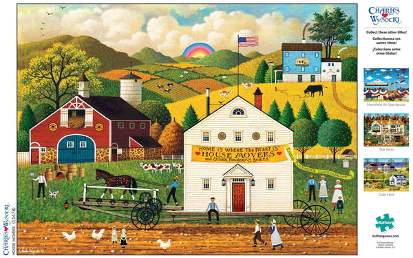 Buffalo Games - Charles Wysocki - House Movers - 1000 Piece Jigsaw Puzzle