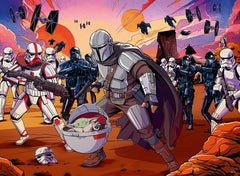 Ravensburger - Star Wars The Mandalorian Face-Off XXL Jigsaw Puzzle (200 Pieces)