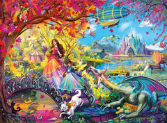 Buffalo Games - Flights of Fantasy - Autumn Castle Festival - 1000 Piece Jigsaw Puzzle