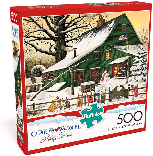 Buffalo Games - Charles Wysocki - Cocoa Break at The Copperfields - 500 Piece Jigsaw Puzzle