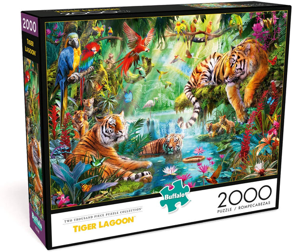 Buffalo Games - Tiger Lagoon - 2000 Piece Jigsaw Puzzle
