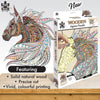 Puzzle Master - Horse Wooden Jigsaw Puzzle (124 Pieces)