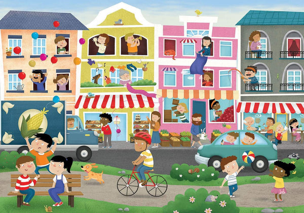 Educa - Detective Puzzle: Busy Town Jigsaw Puzzle (50 Pieces)