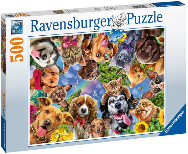 Ravensburger Animal Selfie 500 Pieces Jigsaw Puzzle