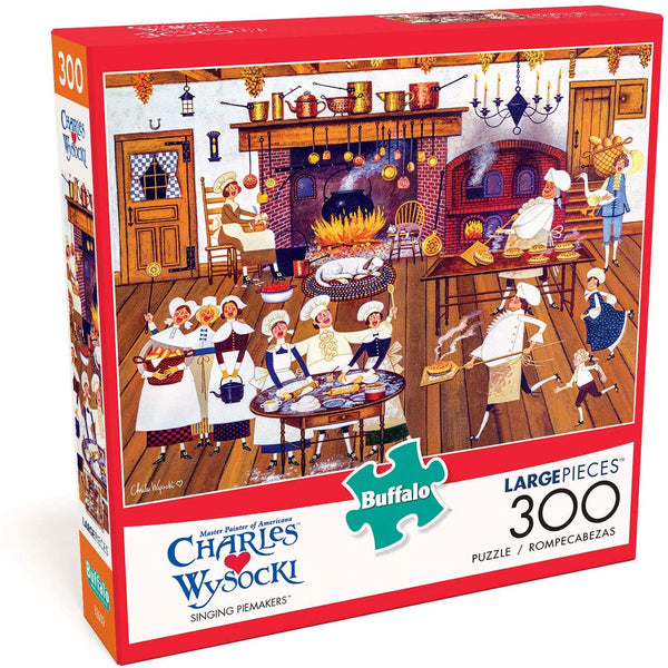 Buffalo Games - Charles Wysocki - Singing Piemakers - 300 Large Piece Jigsaw Puzzle