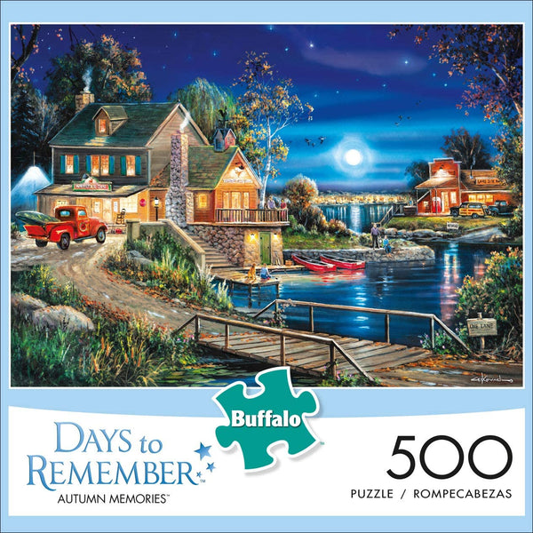 Buffalo Games Autumn Memories Jigsaw Puzzle from The Days to Remember Collection (500 Piece)