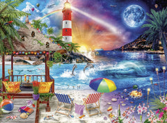 Buffalo Games - Night & Day Collection - Life's A Beach - 1000 Piece Jigsaw Puzzle