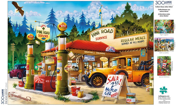 Buffalo Games - Pine Road Service - 300 Large Piece Jigsaw Puzzle