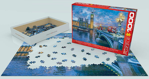 EuroGraphics - Christmas Eve in London Jigsaw Puzzle (1000 Pieces)