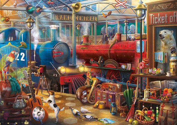Educa - Mysterious Train Station Jigsaw Puzzle (500 Pieces)
