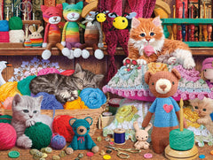 Buffalo Games - Cats Collection - Crochet Kittens - 750Piece Jigsaw Puzzle